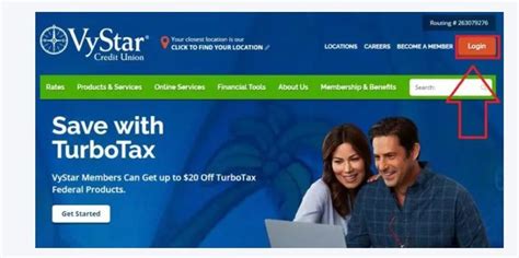 vystar online banking home page